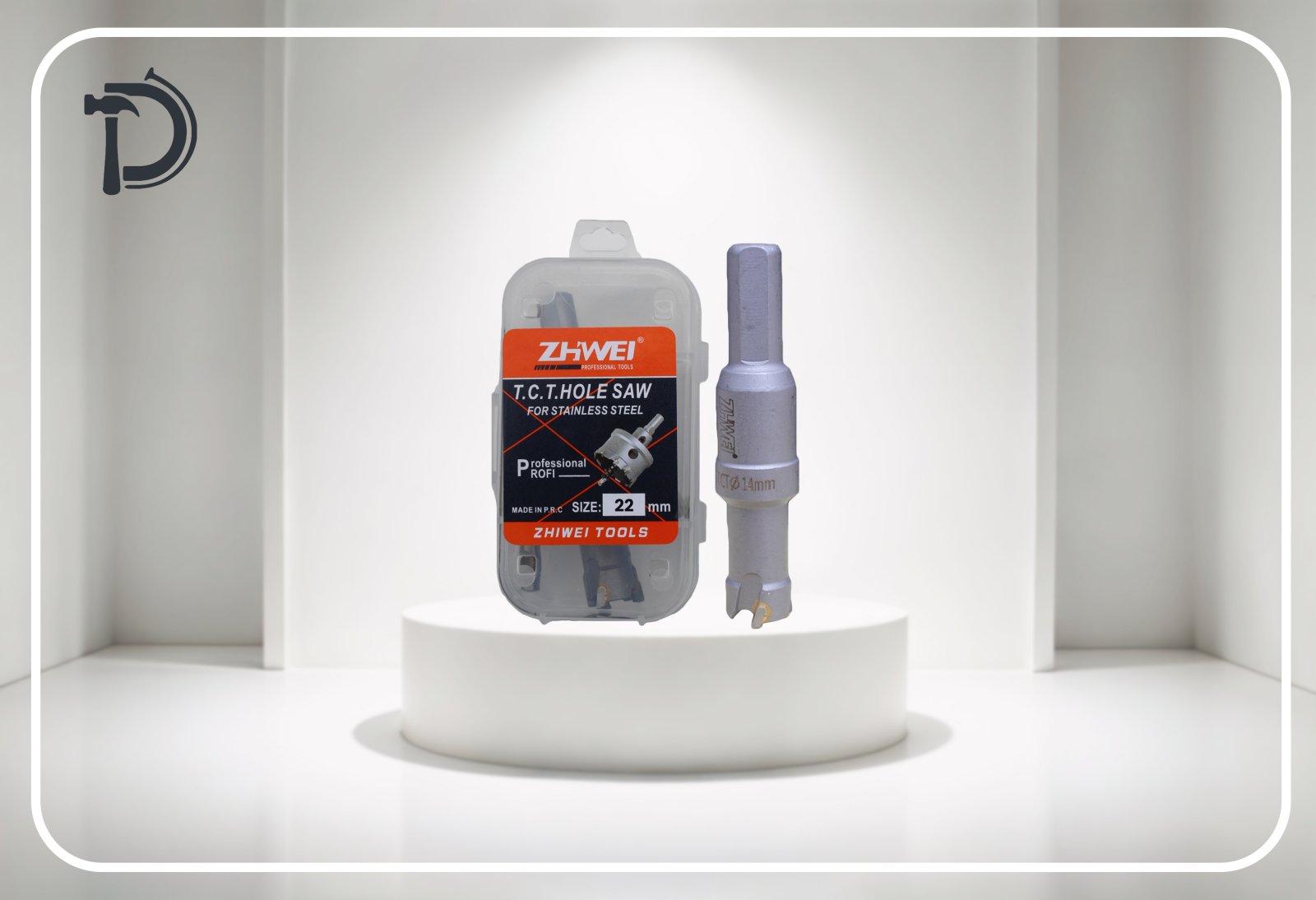 Burgi rrethore per metal 22mm