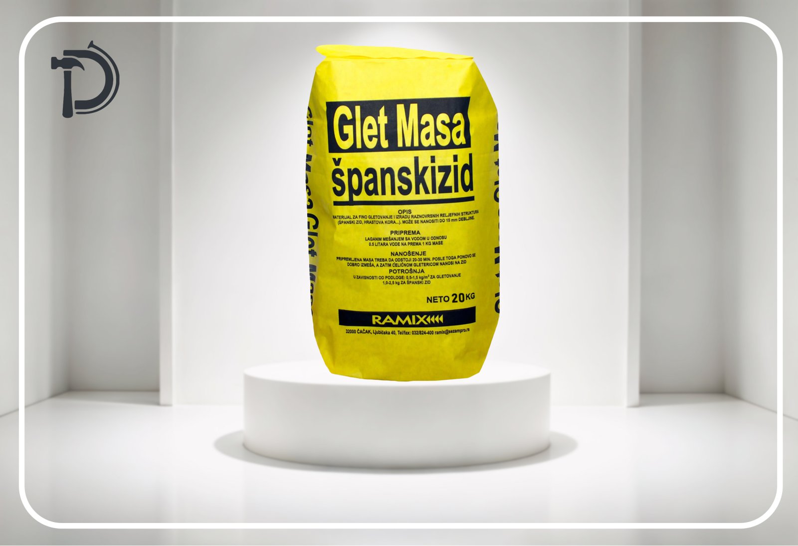 Glet masa 20kg