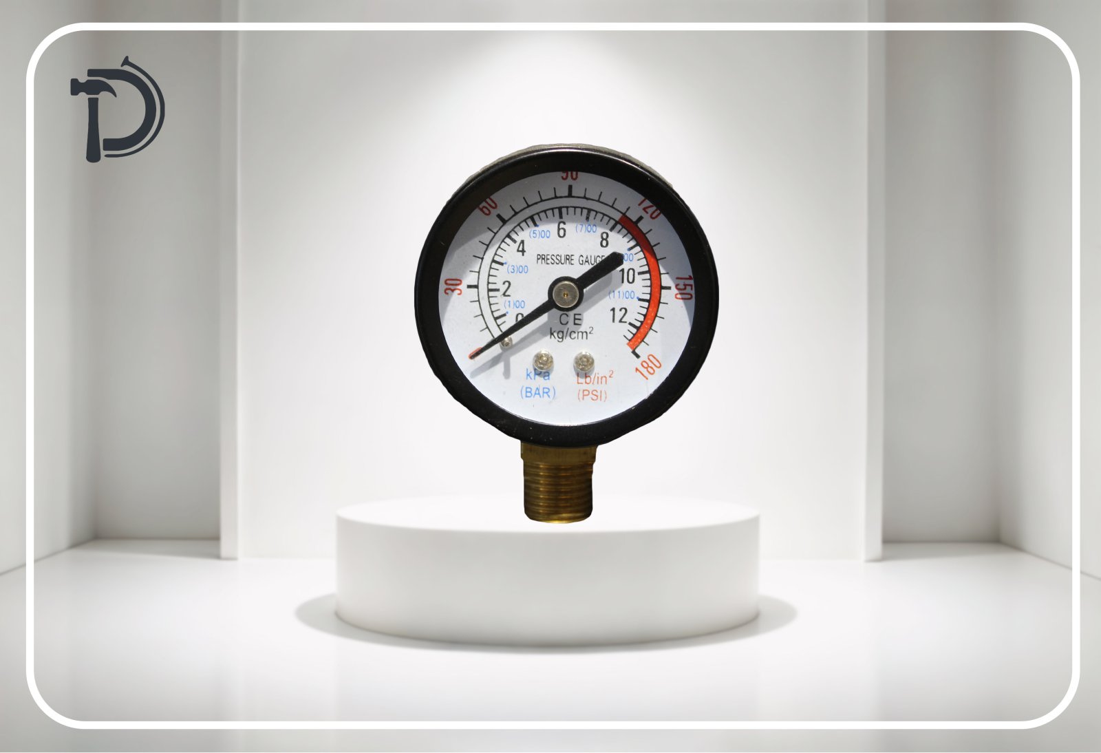 Barometer uji 12 bar